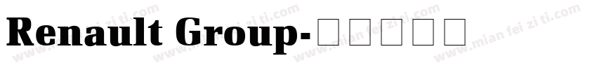 Renault Group字体转换